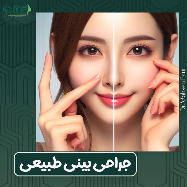 جراحی بینی طبیعی از دکتر سید محسن فانی بهترین جراح بینی یزد